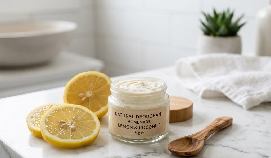 Faire son déodorant naturel : l’importance vitale d’utiliser un jus de citron biologique