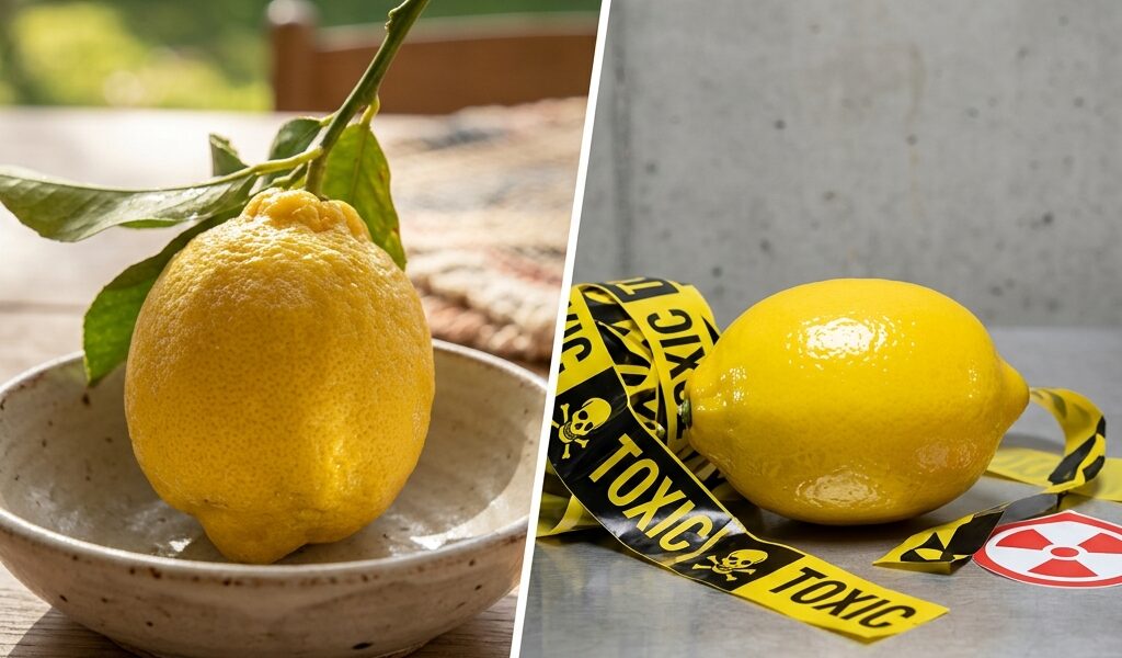 Pourquoi faire sa cure détox avec un citron NON bio est une grave erreur ?