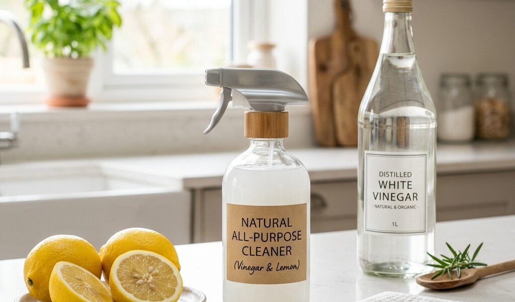 Nettoyant ménager au citron : le paradoxe de polluer sa maison avec un agrume non bio