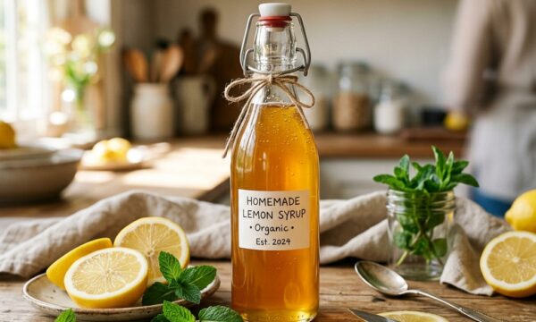 Le sirop de citron bio maison : retrouvez le vrai goût de l’agrume pour vos enfants