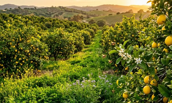 Les coulisses d’un verger de citrons bio : respect de la terre, des abeilles et de la biodiversité